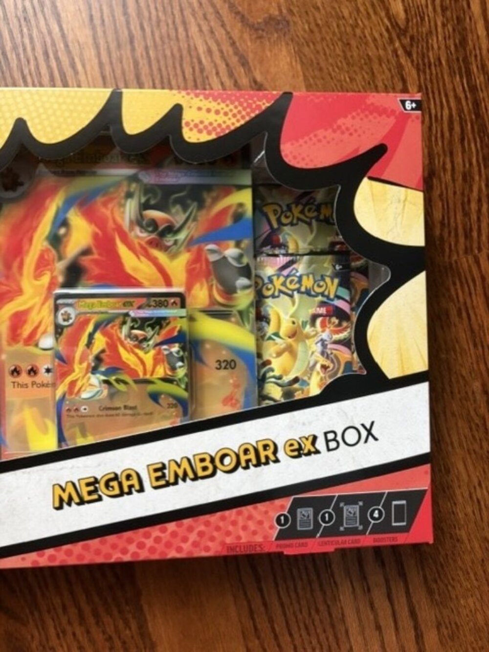 Pokémon TCG: Mega Evolution-Ascended Heroes Mega Emboar ex Box - Picture 3 of 6